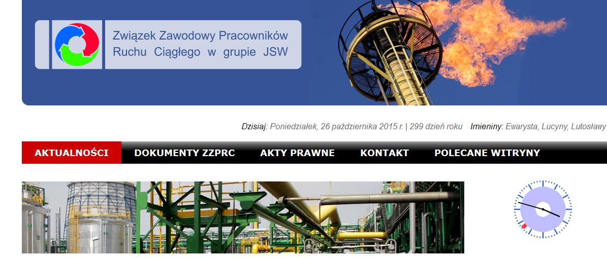Thumbnail for the post titled: ZZPRC w Grupie JSW zaprasza na swoją stronę