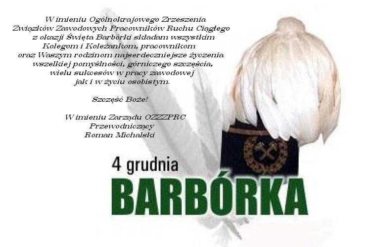 Thumbnail for the post titled: Barbórka 2015